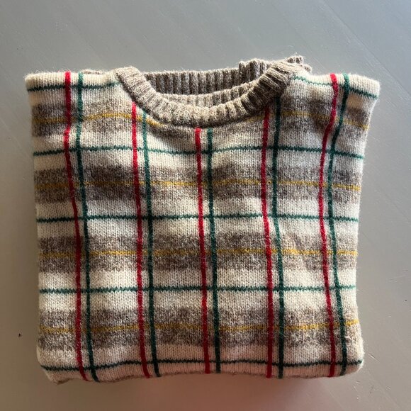 Ralph Lauren Sweaters - Wool Plaid Vintage Ralph Lauren Sweater | Size L